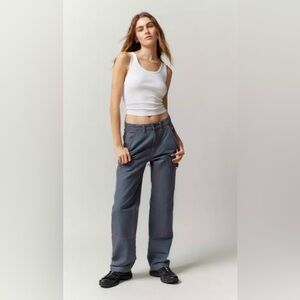 urban outfitters grey cargo pants with orange seam size 29